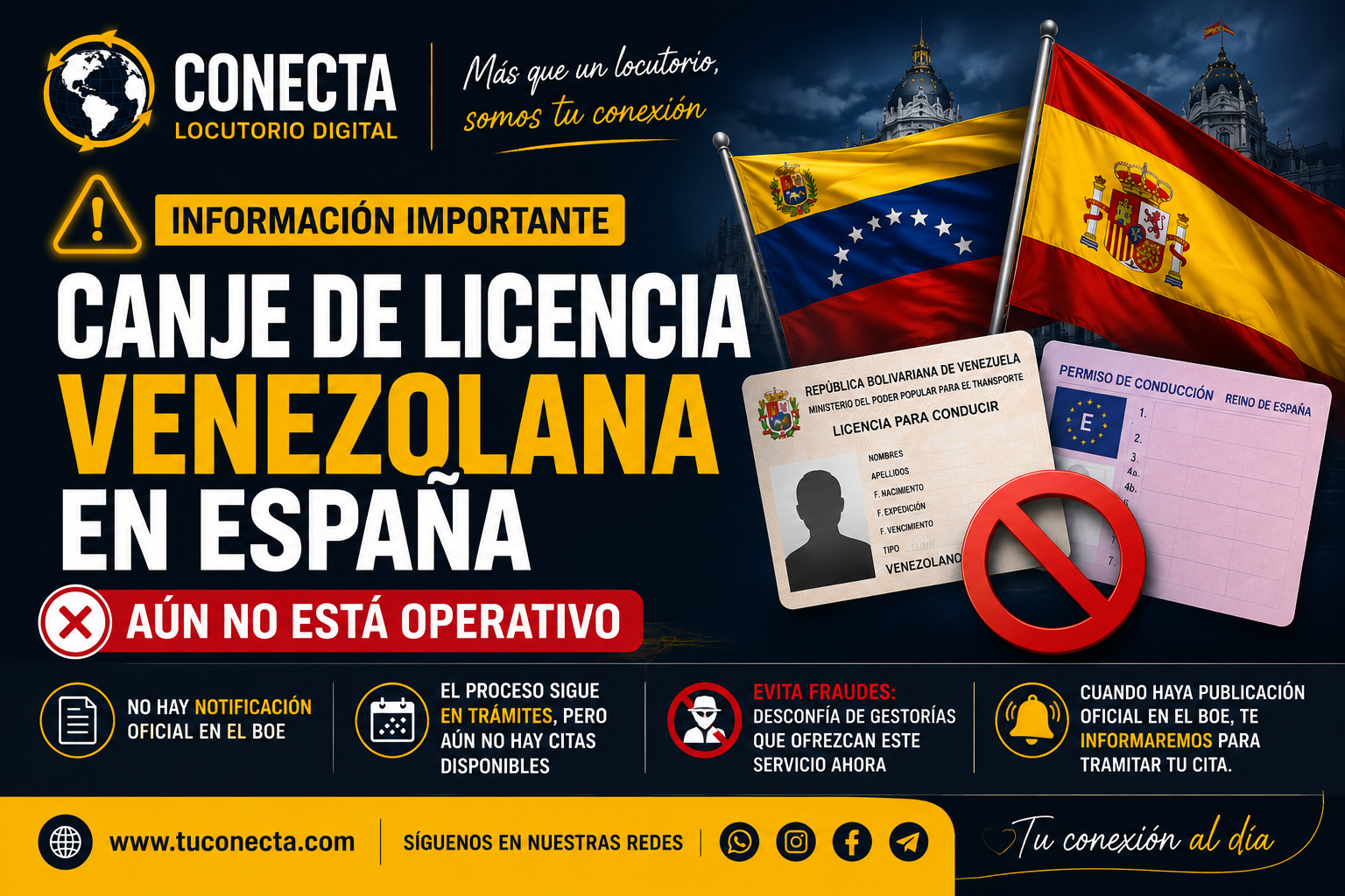 Canje de Licencia Venezolana en España | IMPORTANTE 