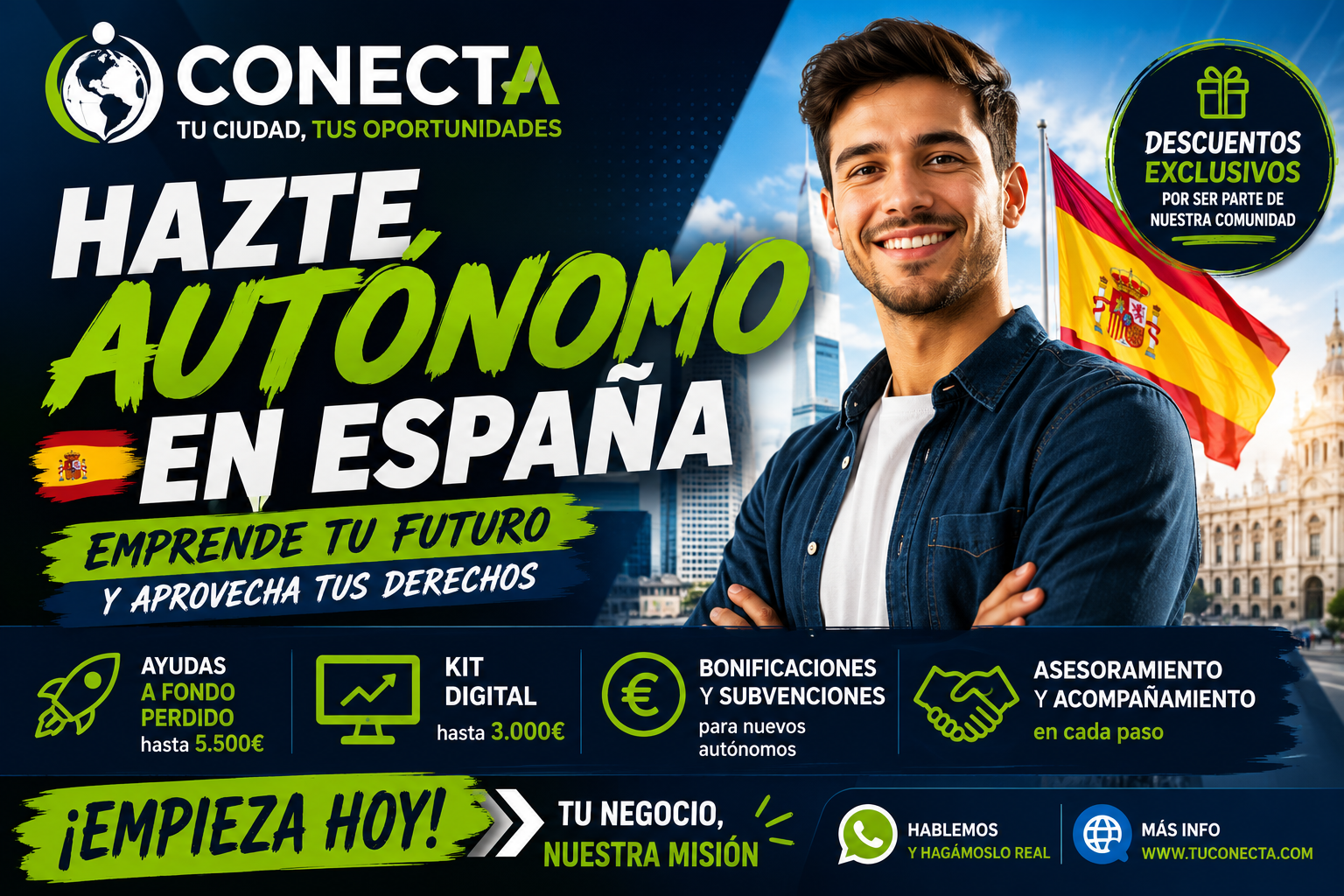 Cómo hacerse autónomo en España en 2026: ayudas, subvenciones y ventajas que no puedes dejar pasar